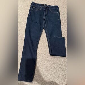 Express Women's Deep Blue Skinny Jeans